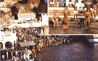 Bathing on a Ganga Ghat
